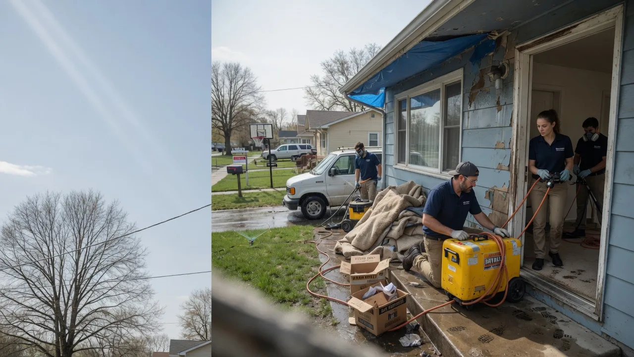 Basement Flood Cleanup in Lindsay, OK near me